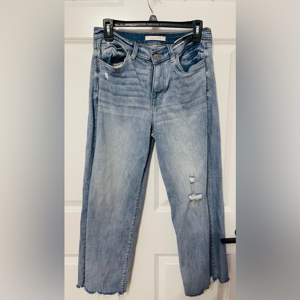Eunina Women's Light Blue Boyfriend Jeans